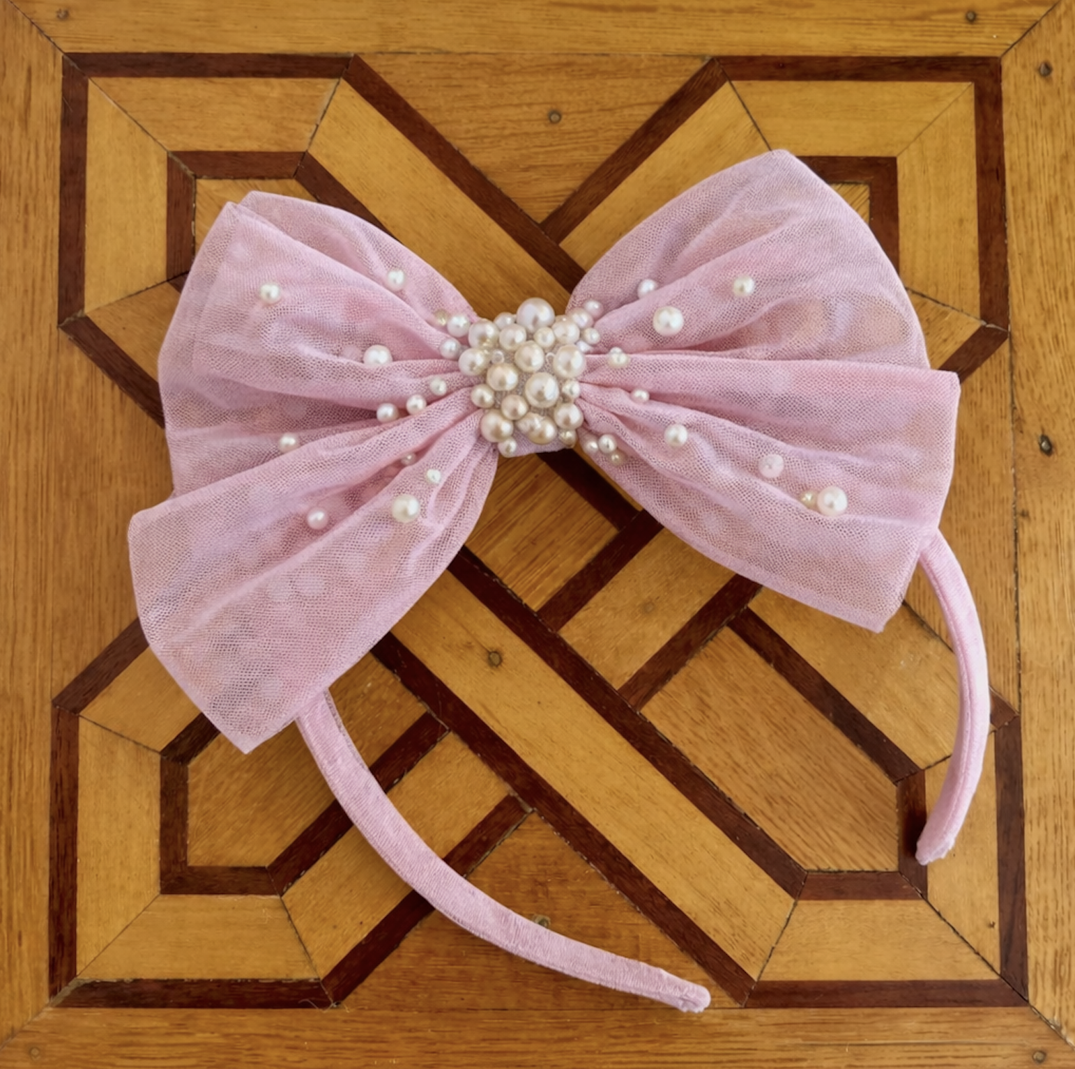 Tulle Pink Headband