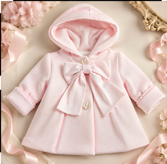 Baby Pink Wool Coat