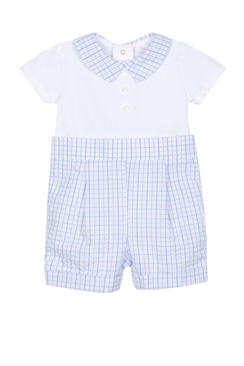 Infant Checkered Romper