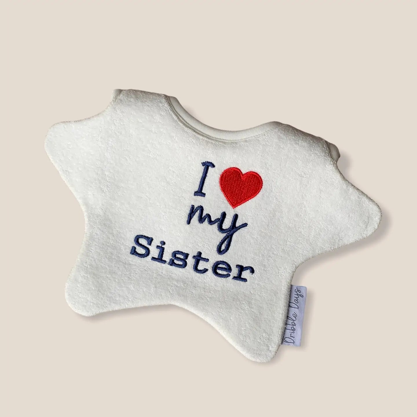 I Love My Sister Bib