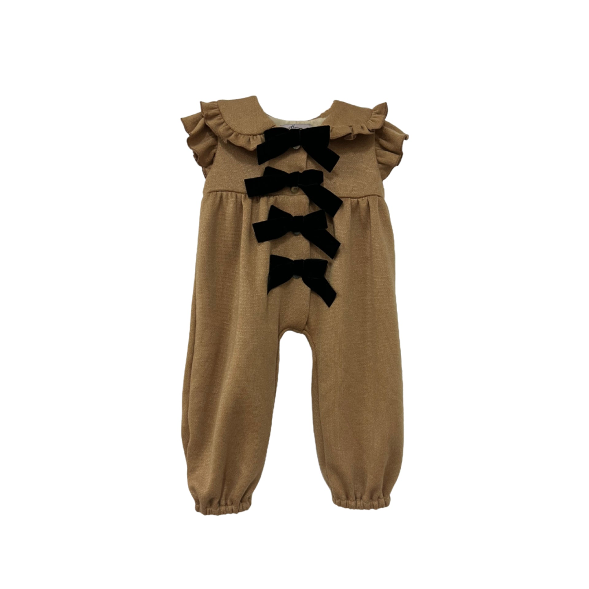 Camel Jersey Jumpsuit