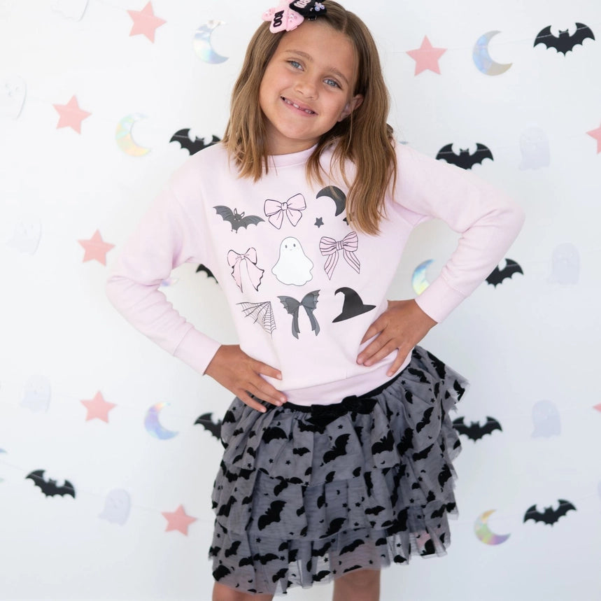 Boo Bows Halloween Clip Set
