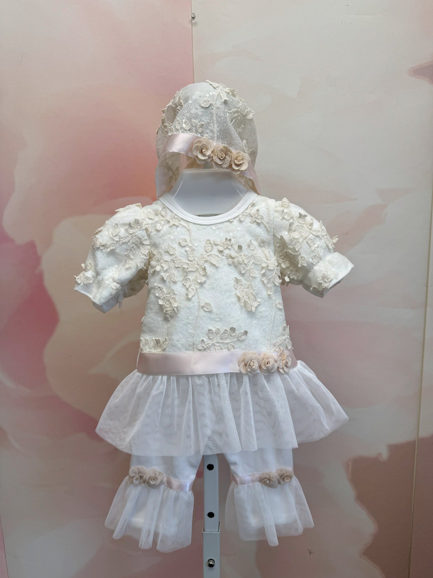 Ivory Pink Two Piece Set