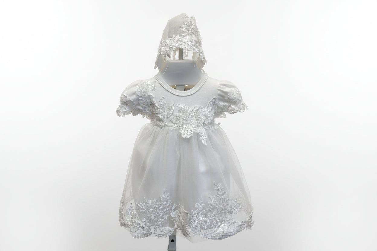 White Lace Romper Dress