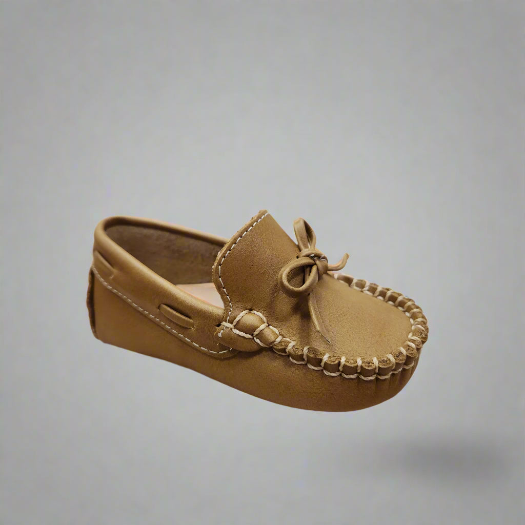 Tan Toddler Driver Loafer