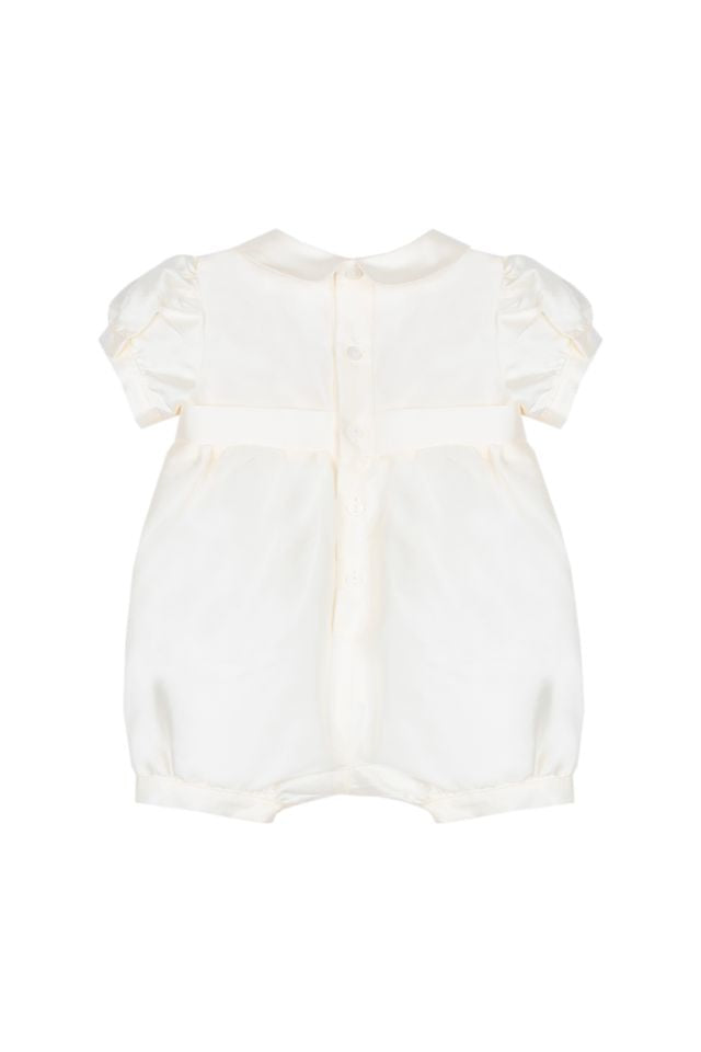 Infant Boy Ivory Romper