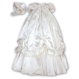 Sarah Louise Silk Christening Gown