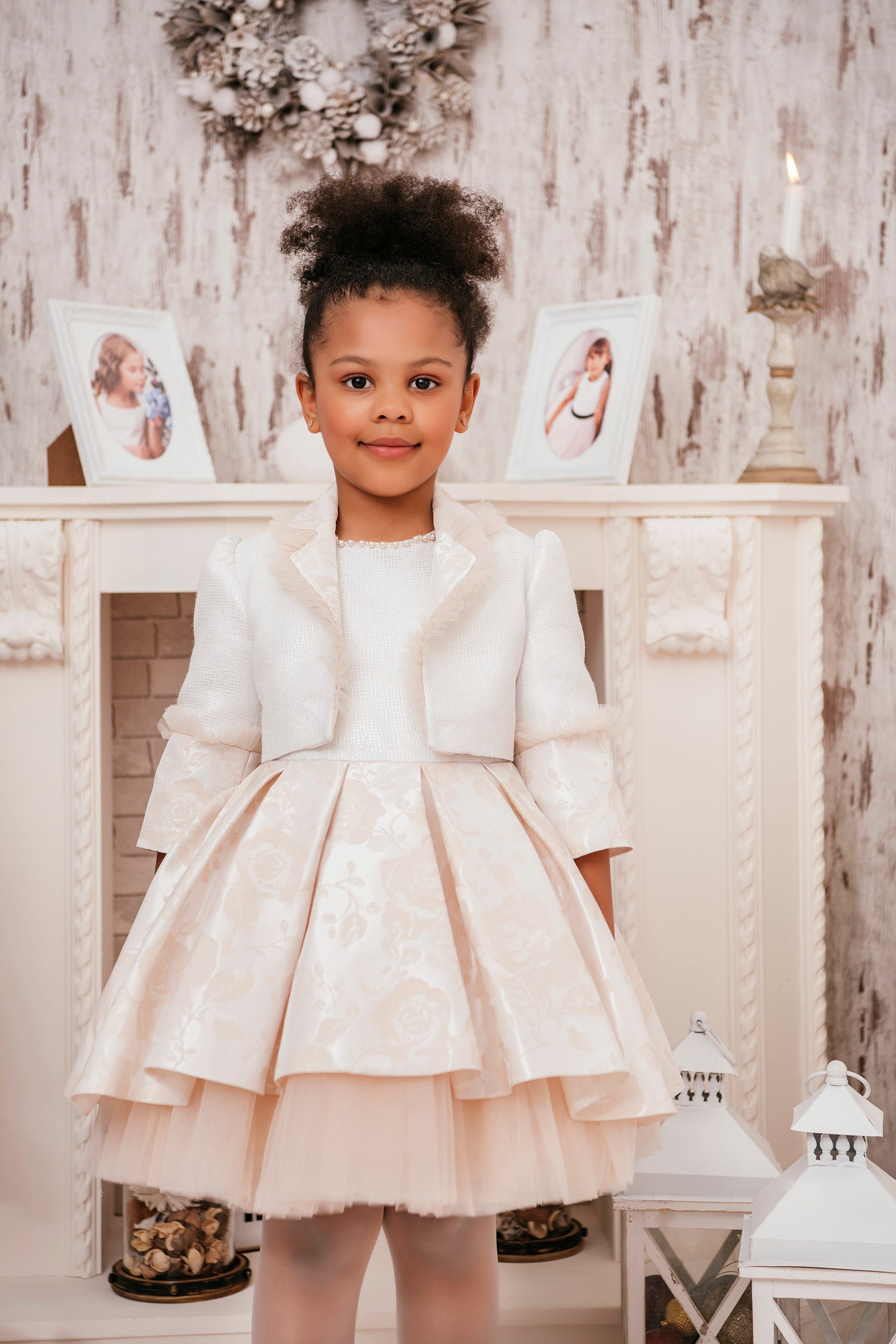 Jacquard Dress and Jacket