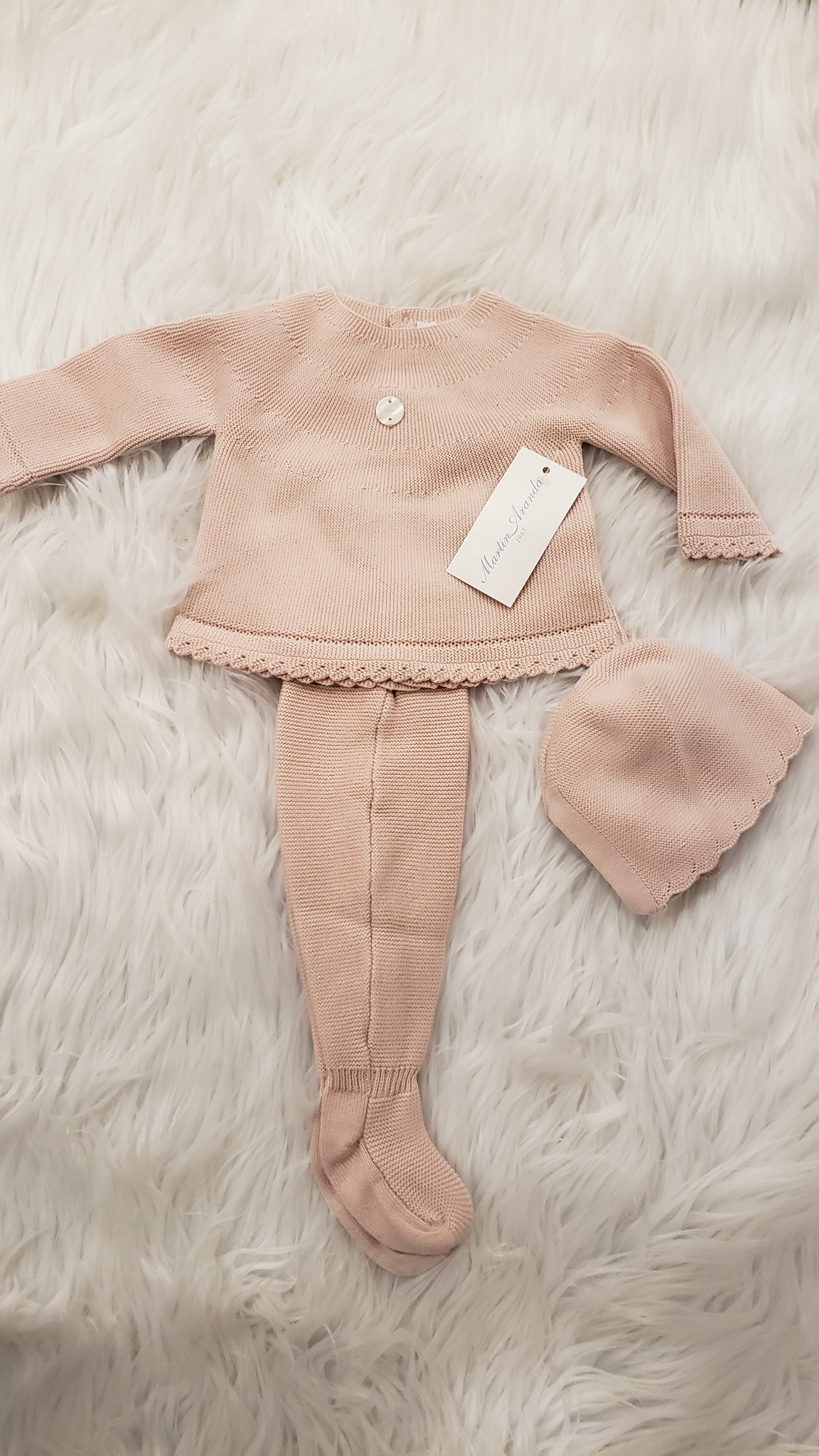 Martin Aranda Pink Knit Set