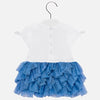 Ruffled tulle skirt dress