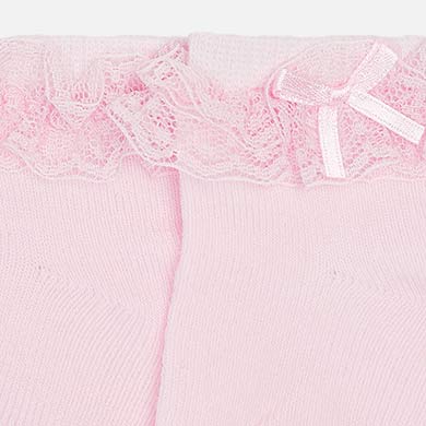 Pink Lace Socks