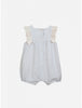 Patachou Grey Striped Romper