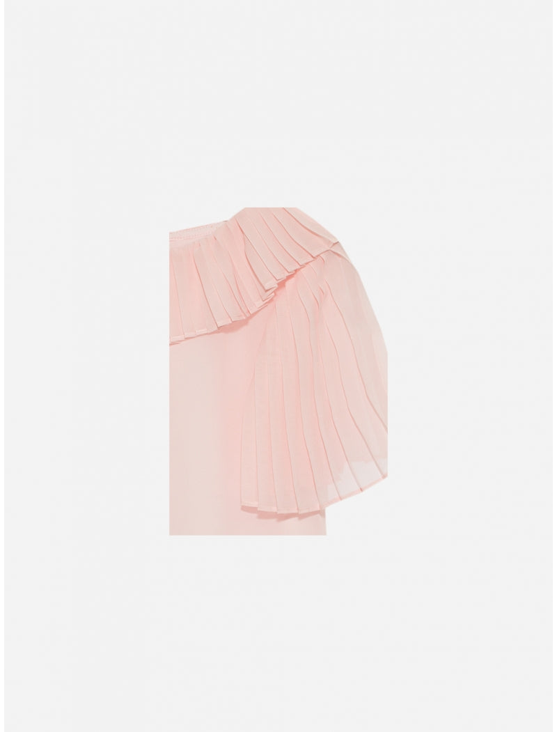 Chiffon Pale Pink Blouse
