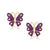 Lily Nily Butterfly Earrings in Pink,, Blue, or Purple