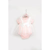 Maeli Rose Lace and Bow Onesie