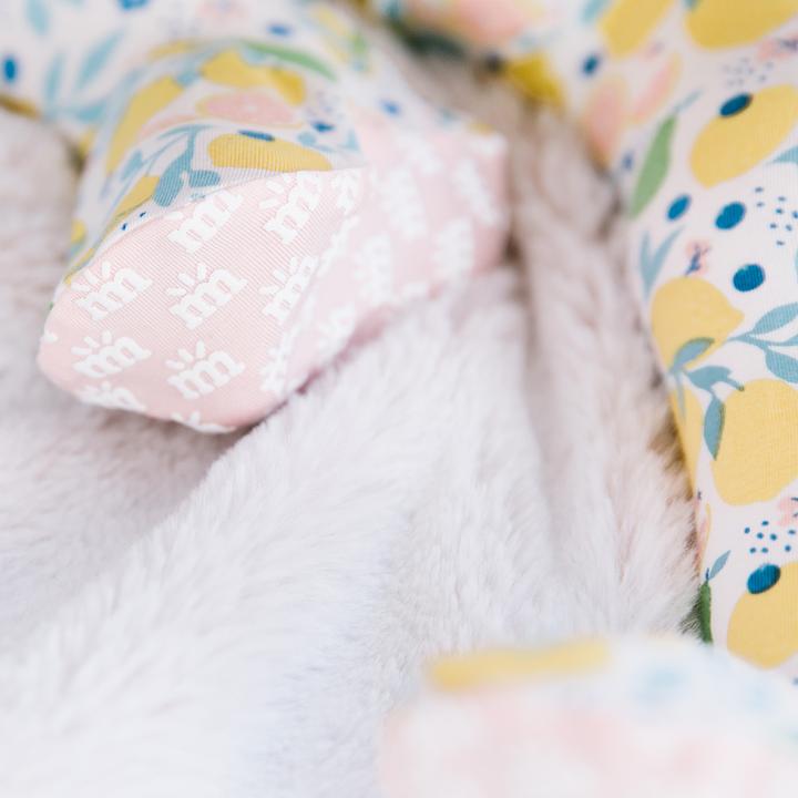 Magnificent Baby Citrus Bloom Footie