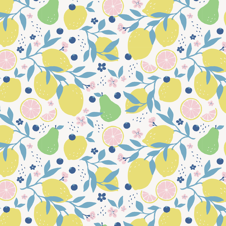 Magnificent Baby Citrus Bloom Footie