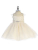Infant Champagne Tulle Dress