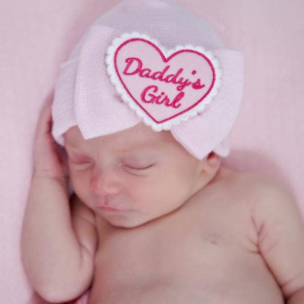 Gorro de hospital de niña de papá BLANCO o rosa