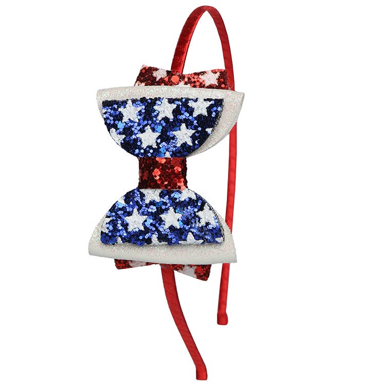 RWB Bow Headband