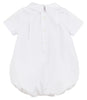 Boys White Bubble Romper