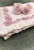 Pink Crochet With Applique Set