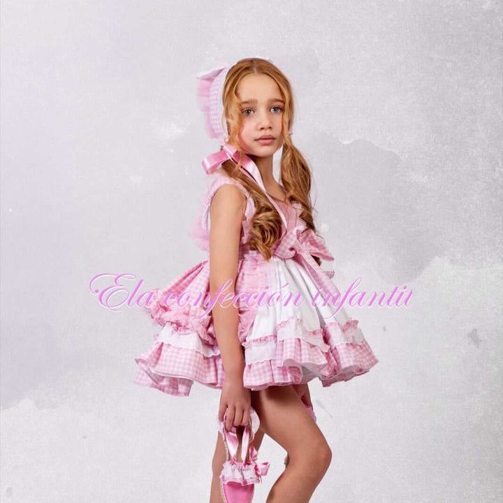 Pink Gingham Dress