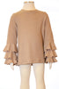 Caramel Tiered Top