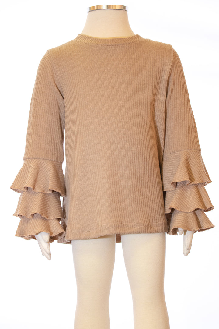 Caramel Tiered Top