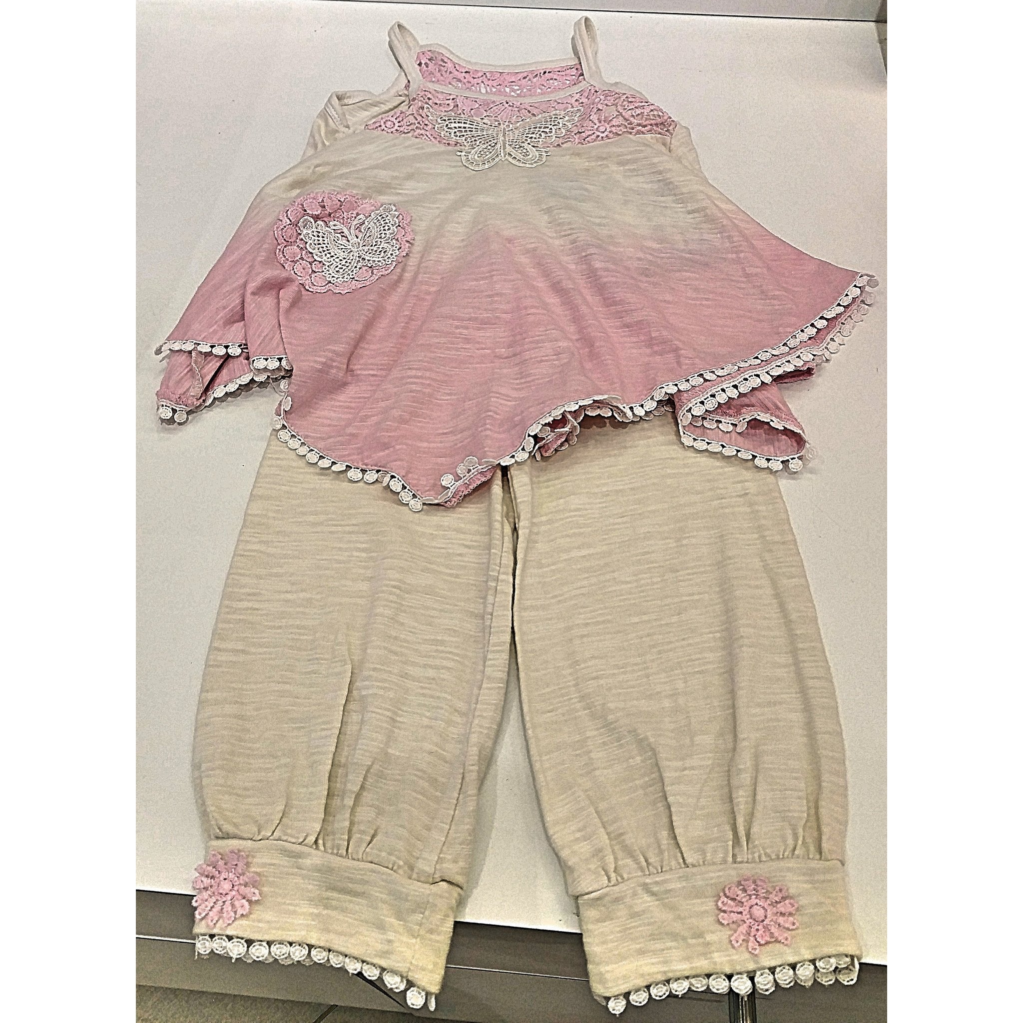 Cach Cach Dip Dye Butterfly Tunic Set