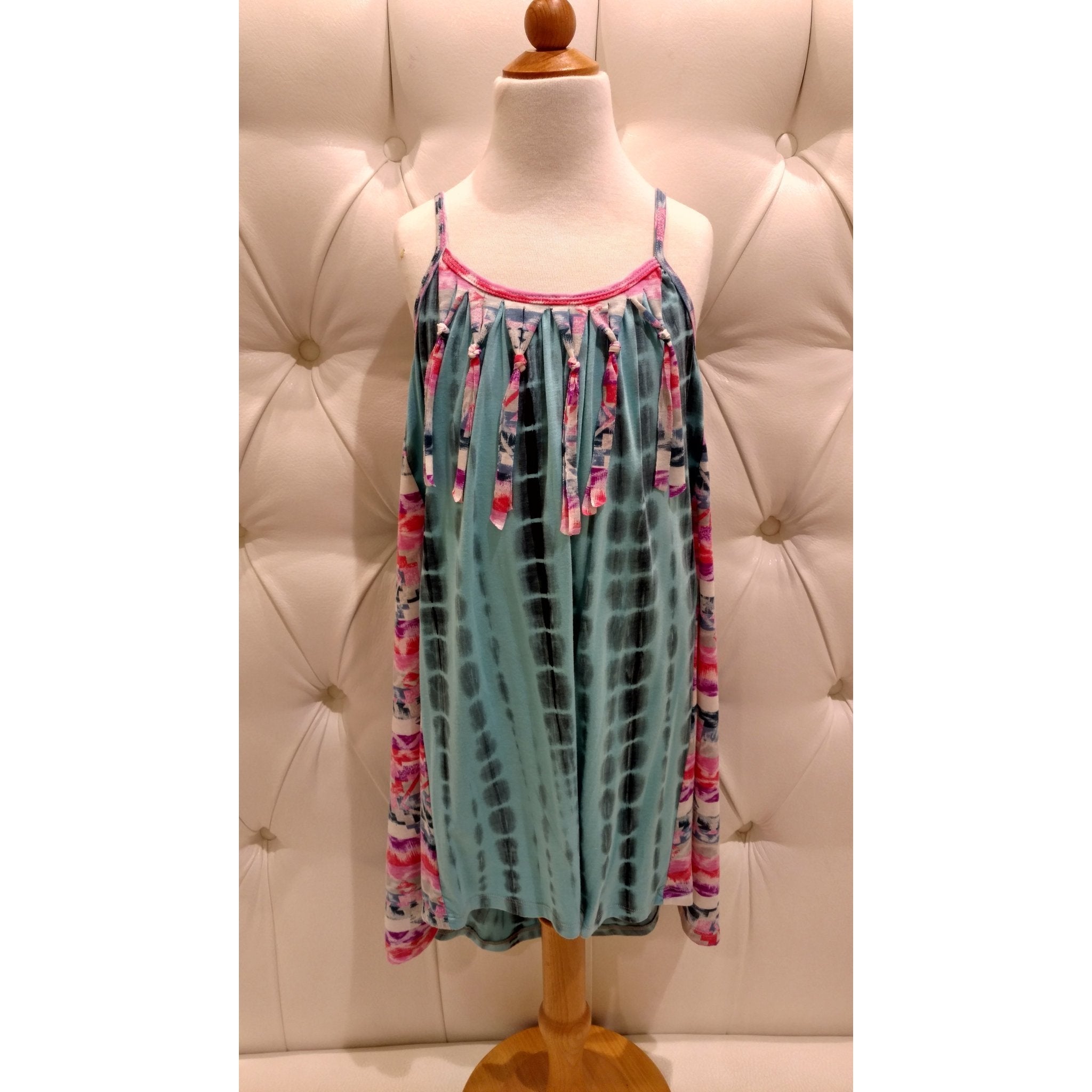 Vestido Tie Dye con Flecos Truly Me