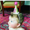 Half birthday party hat