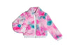 Tie Dye Faux Fur Jacket