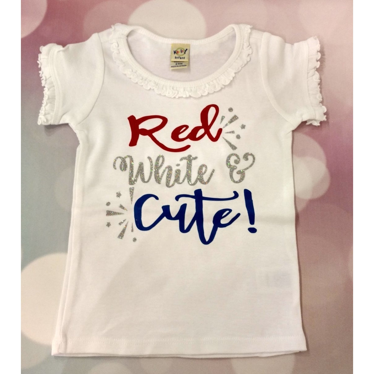 JJ Bowtique Red, White, and Cute Shirt