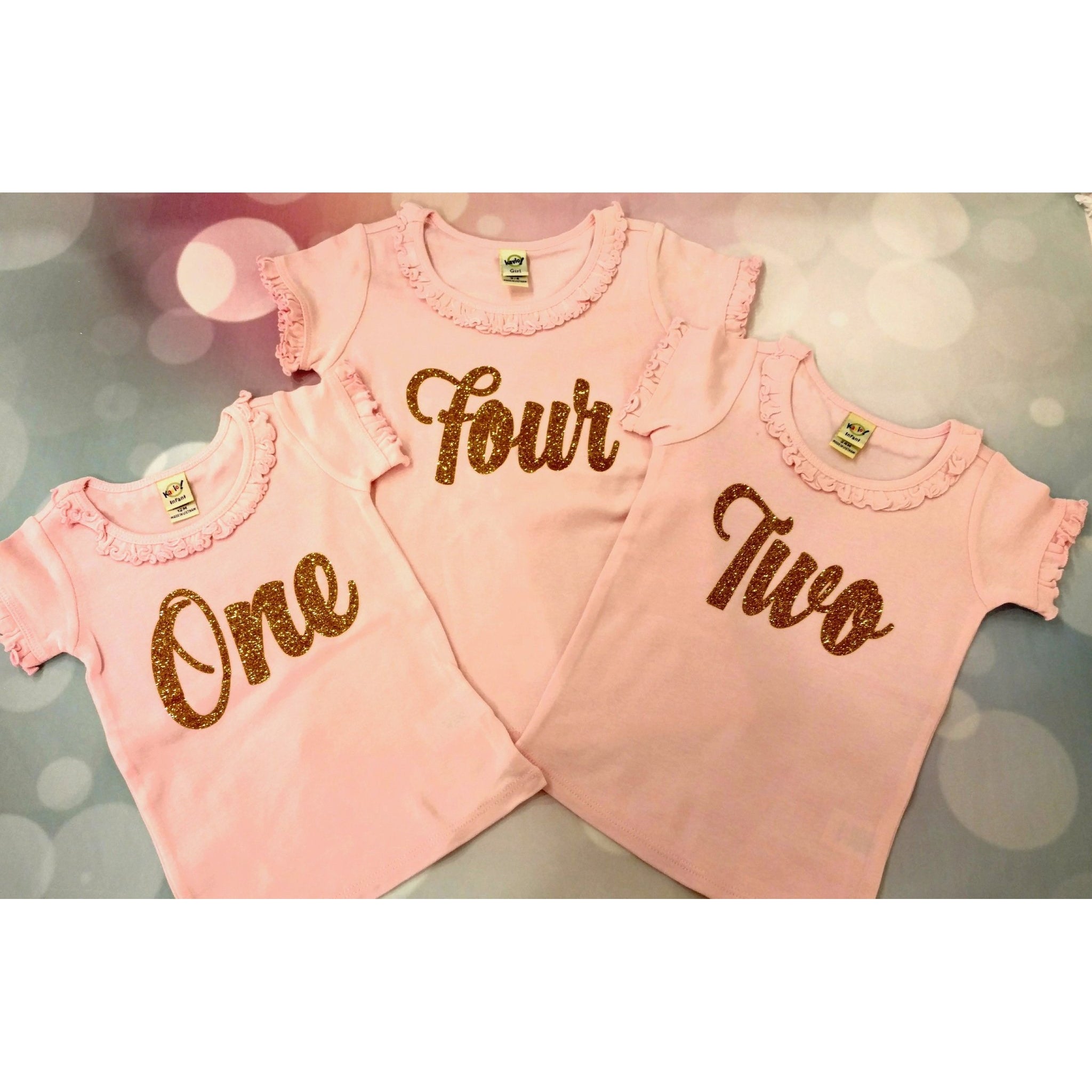 JJ Bowtique Birthday Number Shirt