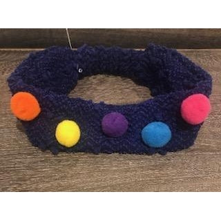 Cach Cach Blue Pom Pom Headband