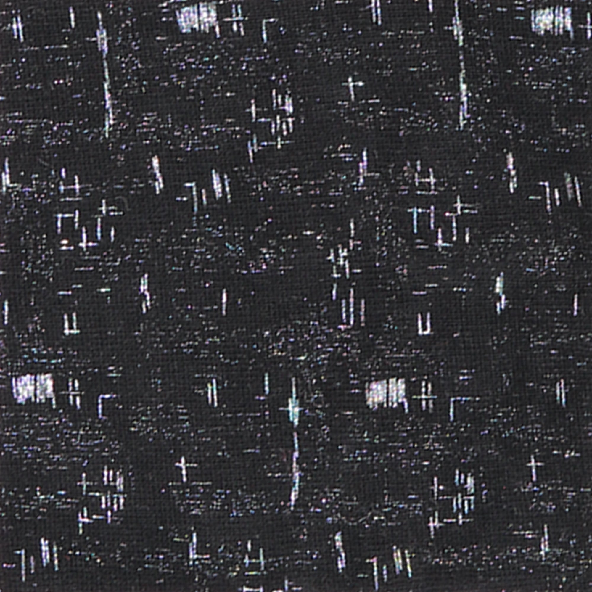 Maniere Rainbow Foil Blanket in Black