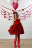The Bella Dress in Red
