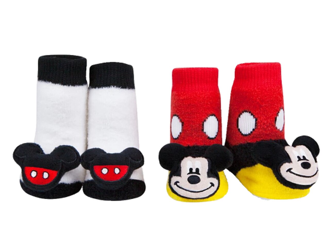 Calcetines sonajero de Mickey Mouse tambaleante