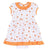 My Little Boo Orange Printed Dress Set