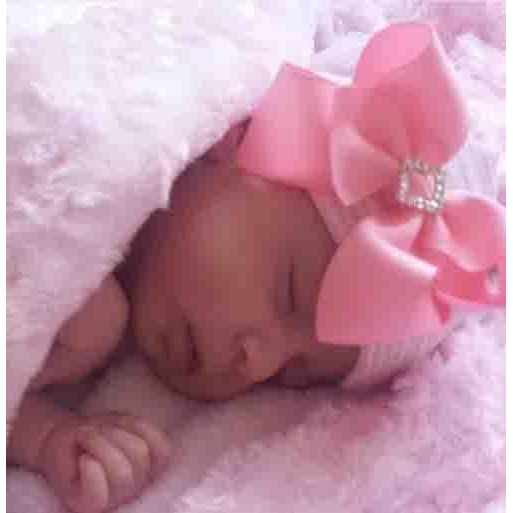 nEWBORN Cradle Cuties Crystal Square Hat