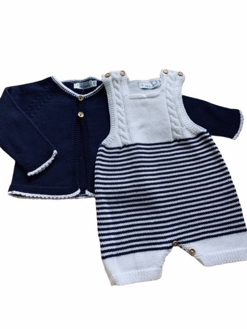 Navy Knit Cardigan