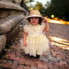 Pale Yellow Ruffle Dress