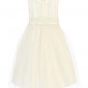 Satin & Metallic Lace Dress