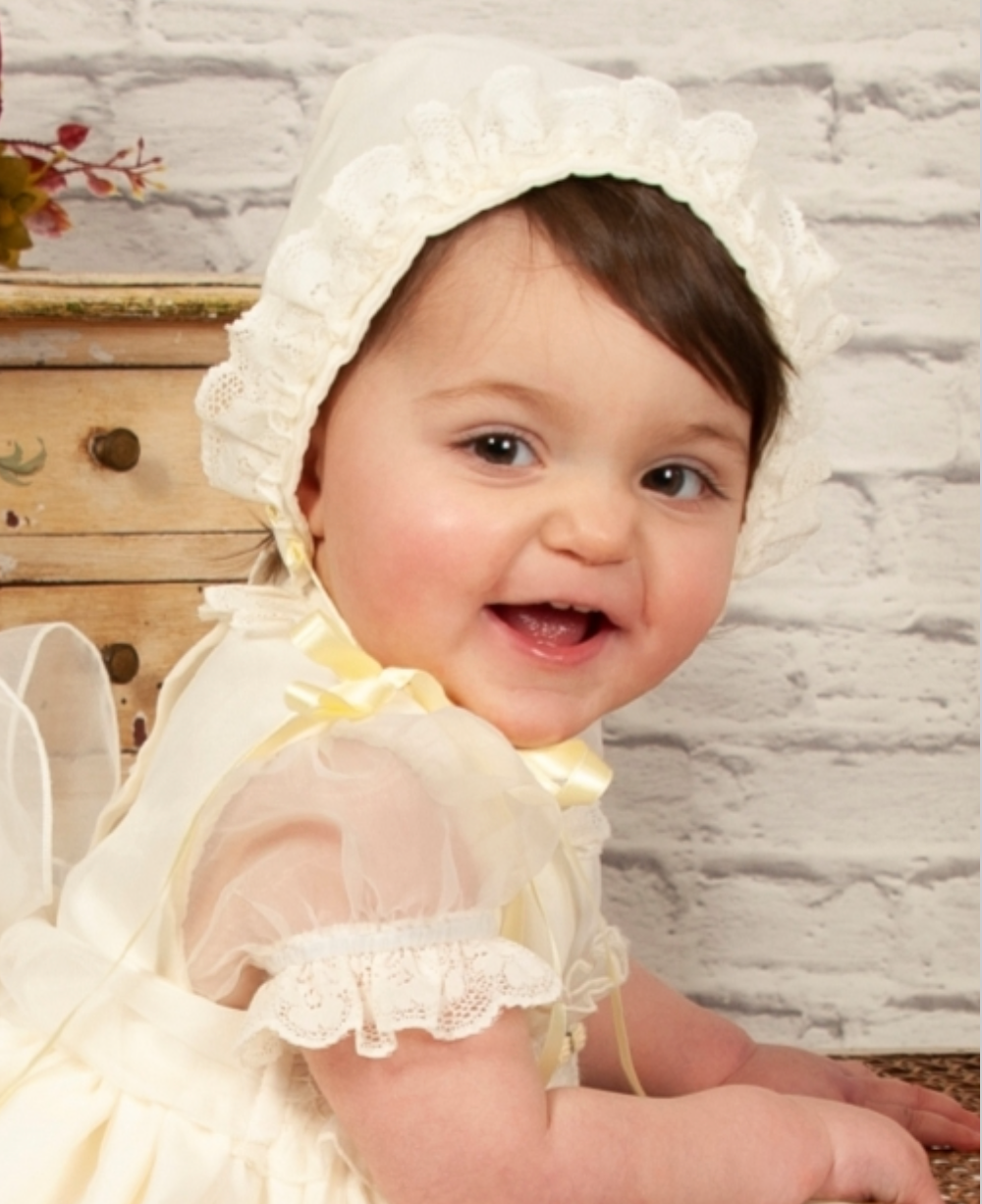 Sonata Pale Cream Bonnet