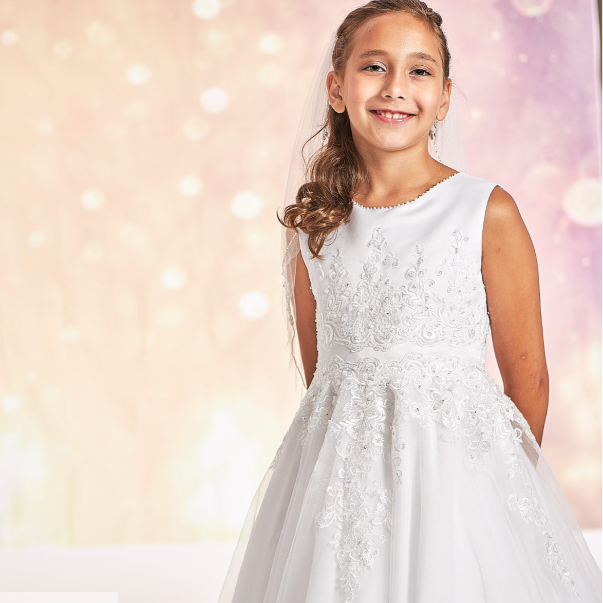 Joan Calabrese Tulle Skirt Dress