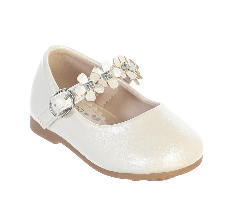 Ivory Leatherette Shoe