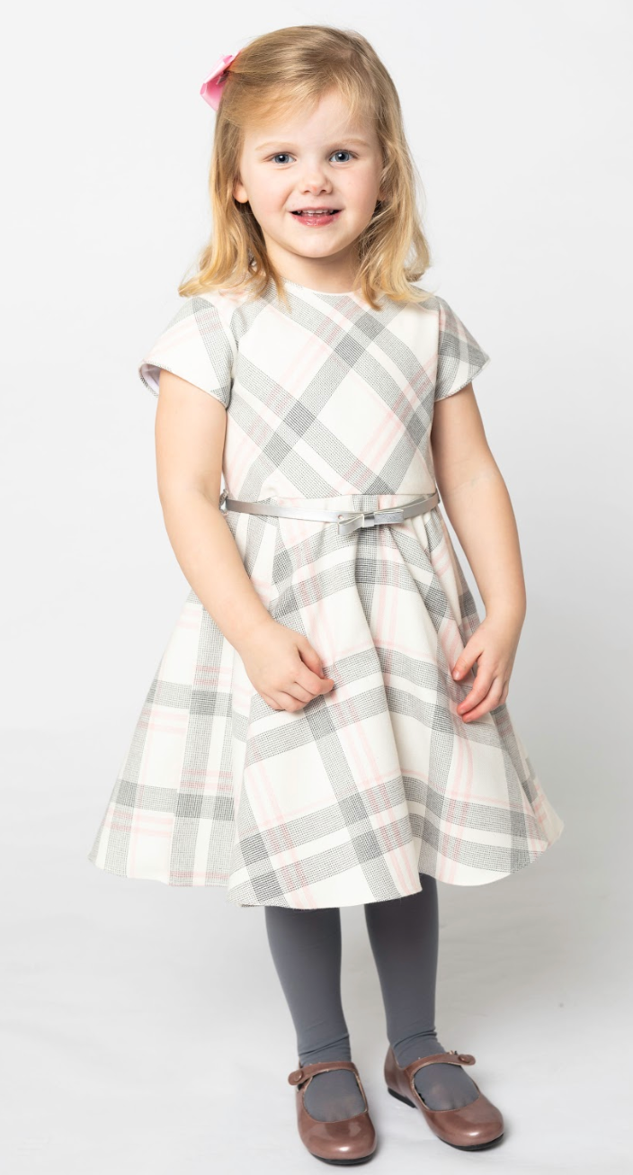 Luli and Me Plaid Girl Dress