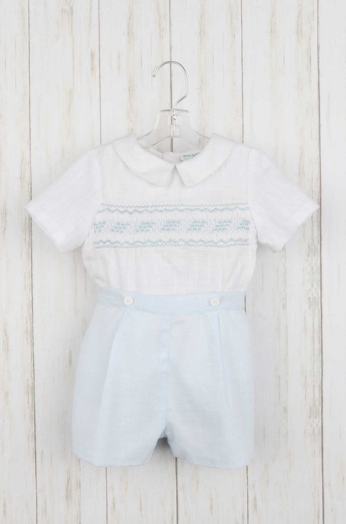Luli and Me Boys Smocked Outfit