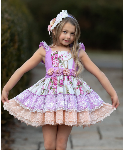 Lavendar Ruffle Dress